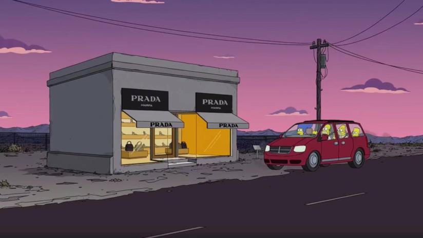 Cameo di Prada ne I Simpson: c'è la visita allo store di Marfa Prada Marfa appare nella 30esima stagione de I Simpson