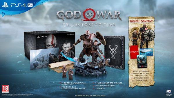 God of War in uscita su PS4 il 20 aprile Sony svela la Collector's Edition di God of War