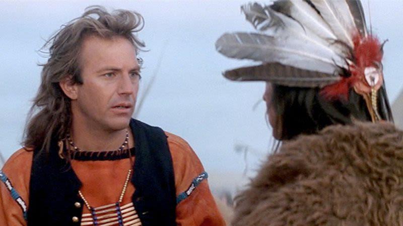 Balla coi lupi Una scena di Kevin Costner con i Sioux in Balla coi lupi