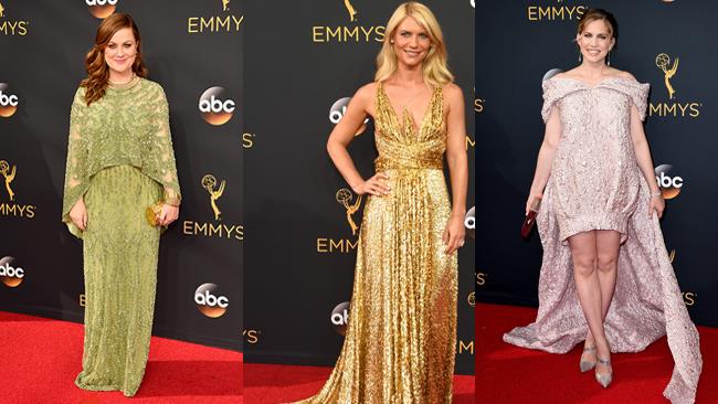 Emmy Awards 2016: i peggiori red carpet scelti dalle star delle serie TV Amy Poehler, Claire Danes e Anna Chlumsky
