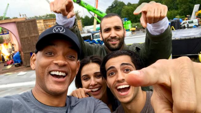 Aladdin ha finito le riprese Il cast di Aladdin