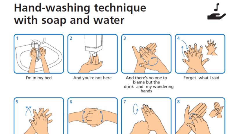 Wash Your Lyrics, il generatore di testi da cantare mentre ci laviamo le mani Wash Your Lyrics con il testo di Falling di Harry Styles