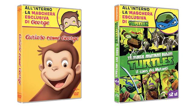 Ninja Turtles - Il caos dei mutanti e Curioso come George Ninja Turtles - Il caos dei mutanti e Curioso come George - Home Video