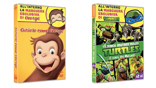 Ninja Turtles - Il caos dei mutanti e Curioso come George Ninja Turtles - Il caos dei mutanti e Curioso come George - Home Video