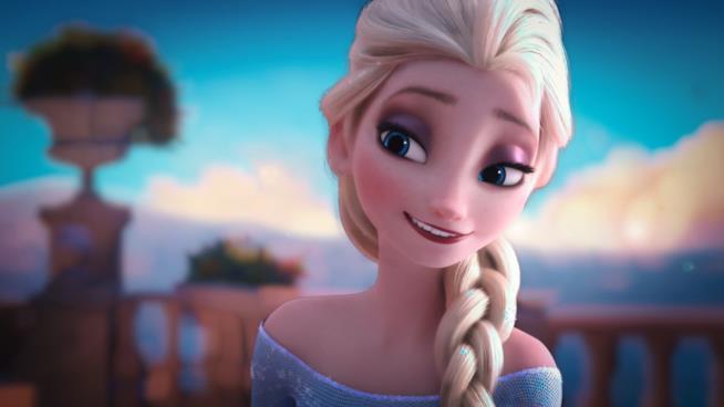 Kingdom Hearts 3: tra i doppiatori anche le voci dei film Disney più amati Elsa di Frozen in Kingdom Hearts 3