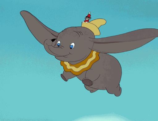 L'elefantino volante Dumbo Una scena del Classico Dumbo