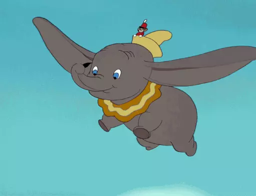 L'elefantino volante Dumbo Una scena del Classico Dumbo