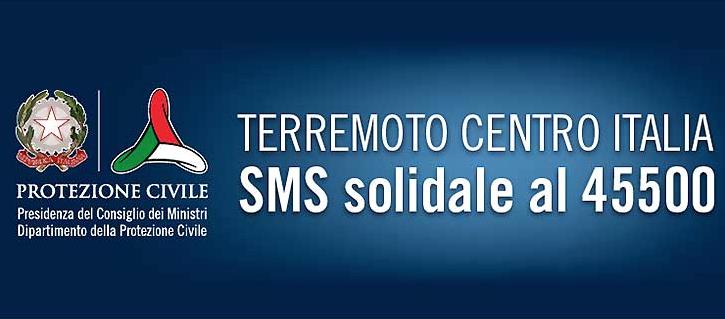 Il numero attivato dalla Protezione Civile per l'SMS solidale di 2 euro Il numero attivato dalla Protezione Civile per l'SMS solidale di 2 euro