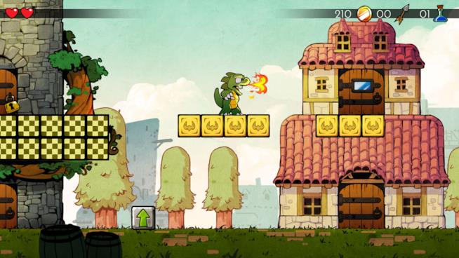 Annunciato con video e immagini il remake di Wonder Boy III L'eroe del remake di Wonder Boy in azione