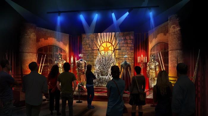 Game of Thrones: Exhibition Tour La sala del trono in Game of Thrones: Exhibition Tour