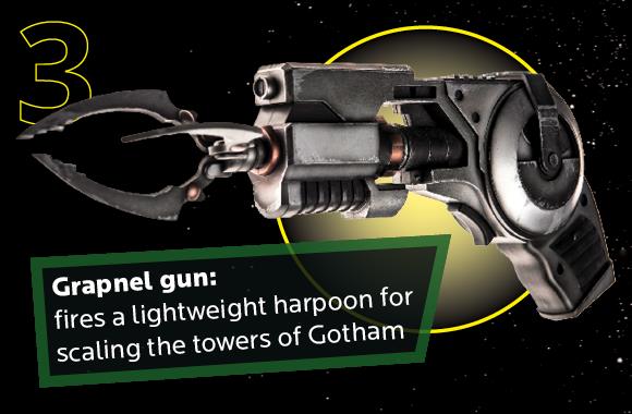 Il bat-rampino della tuta di Batman che ha vinto il Guinness dei Primati Il bat-rampino della tuta