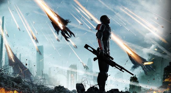Mass Effect: Andromeda, la storia sarà collegata alla trilogia con 4 nuovi romanzi Il comandante Shepard tra le macerie della Terra in Mass Effect 3