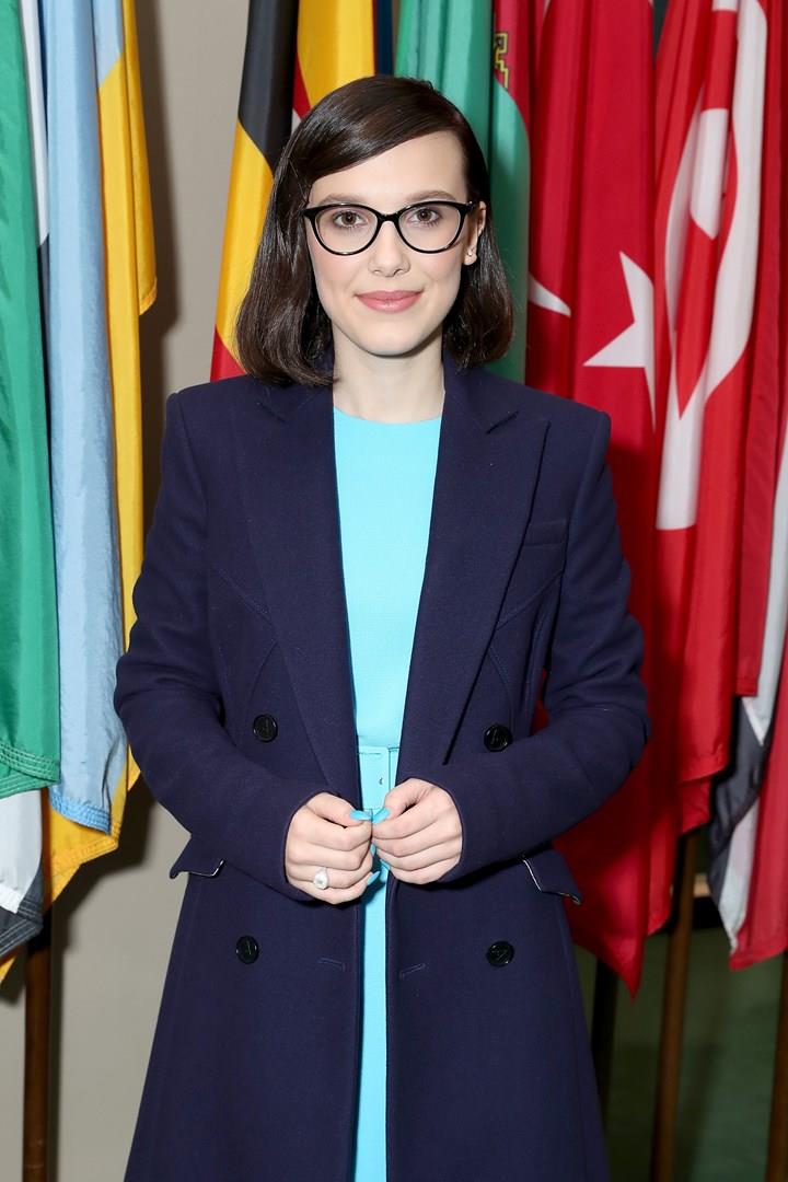 Millie Bobby Brown UNICEF Millie Bobby Brown nel giorno di incarico di Ambassador UNICEF