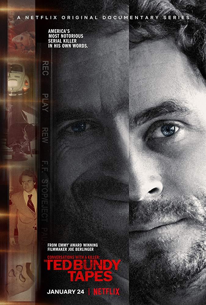 Conversazioni con un killer: Il caso Ted Bundy Poster ufficiale della docu-serie Conversazioni con un killer: Il caso Ted Bundy