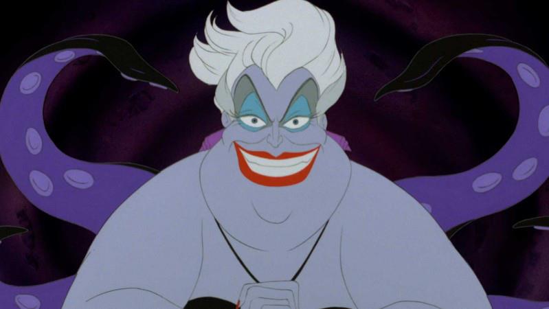 La villain Disney Ursula Ursula in una scena de La Sirenetta