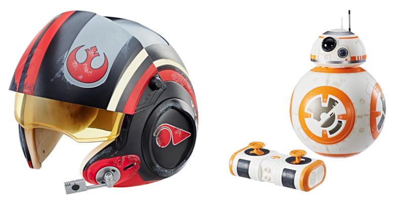 La riproduzione del casco di Poe Dameron e il BB-8 telecomandato I migliori prodotti della linea Hasbro dedicata a Star Wars: Gli Ultimi Jedi