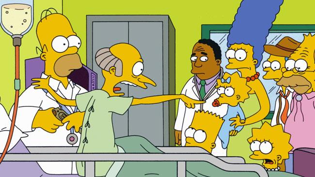 I Casi H.J. Simpson arrivano su FoxAnimation Una scena di Chi ha sparato al Signor Burns?