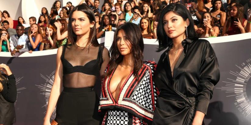Le Kardashian sono le star più ricche dei reality TV Primo piano di Kendall Jenner, Kim Kardashian e Kylie Jenner