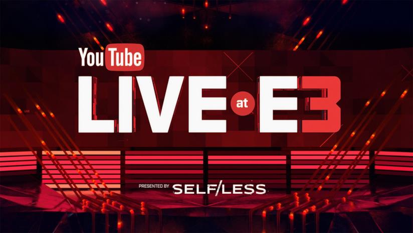 YouTube Live, arrivano le dirette streaming per l'E3 2017 Il logo ufficiale di YouTube Live at E3