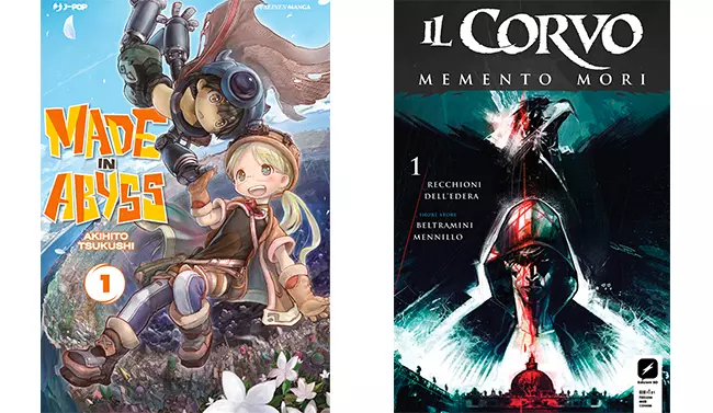 Made in Abyss e il Corvo: Memento Mori in anteprima al Cartoomics di Milano Cover di Made in Abyss e Corvo: Memento Mori
