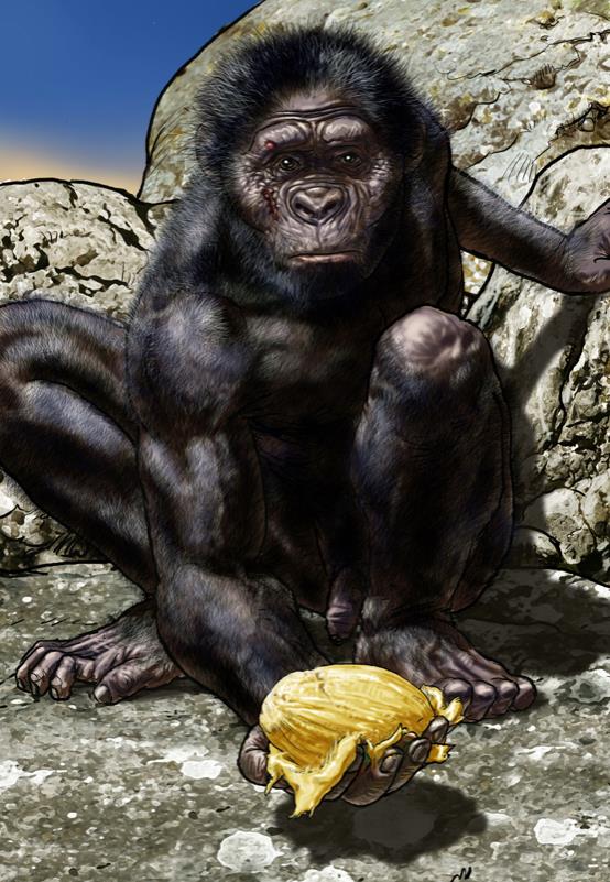 Un ritratto dell'ominide Adam Il ritratto dell'ominide Adam