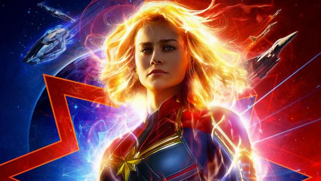 Captain Marvel e l'attacco dei troll al film e a Brie Larson Il poster ufficiale di Captain Marvel