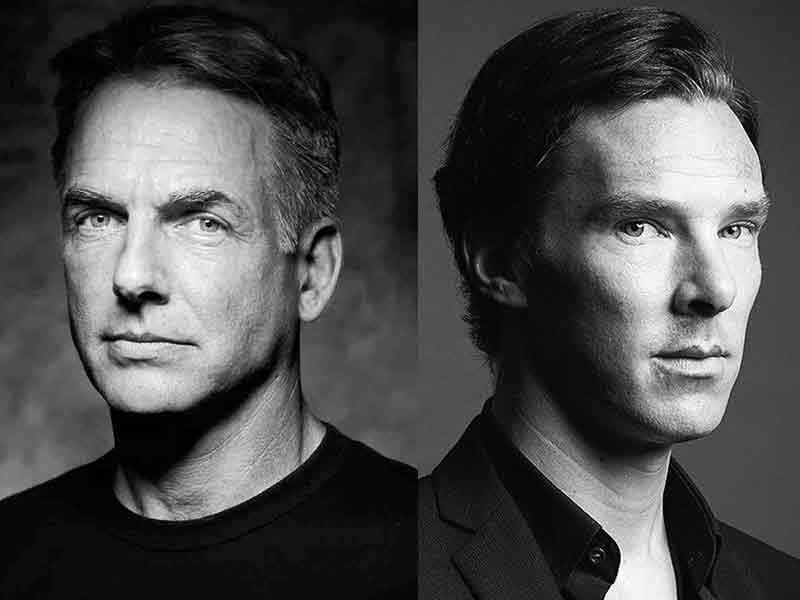 Mark Harmon e Benedict Cumberbatch Gli attori Mark Harmon e Benedict Cumberbatch