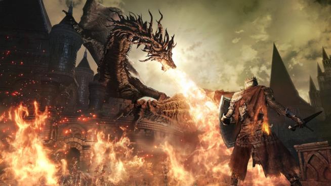 Ecco come accedere al DLC The Ringed City in Dark Souls III L'eroe di Dark Souls III combatte con un drago