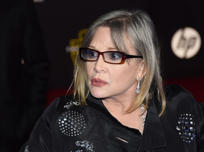 Carrie Fisher spedì un regalo horror a un produttore Carrie Fisher in primo piano