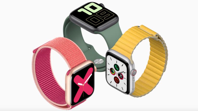 Apple Watch: tra le prossime funzioni quella per misurare il livello di ossigeno nel sangue Immagine stampa di Apple Watch Series 5