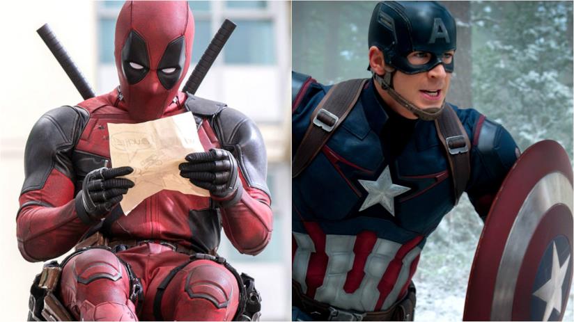 I registi di Captain America: Civil War vorrebbero un crossover tra Deadpool e gli Avengers Ryan Reynolds e Chris Evans coi costumi di Deadpool e Captain America