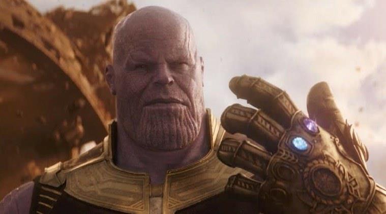 Avengers Thanos in una sequenza di Avengers: Infinity War