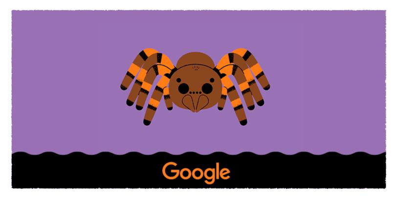 Google Doodle di Halloween 2019 Google Doodle di Halloween 2019 - la tarantola