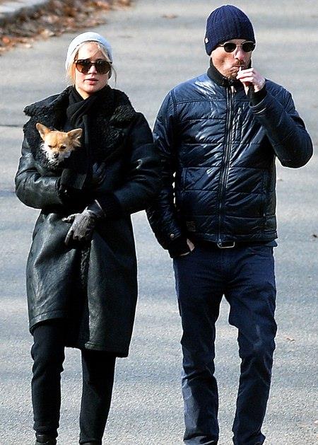 Jennifer Lawrence e Darren Aronofsky Jennifer Lawrence e Darren Aronofsky in giro a Capodanno