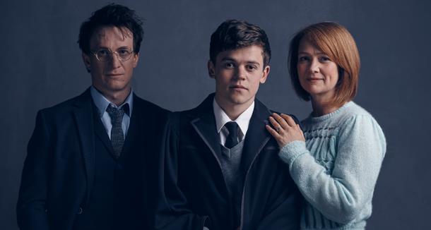 Harry Potter BackToHogwarts 2016 Rowling Albus e i genitori in Harry Potter e la Maledizione dell'Erede