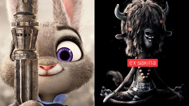 Le locandine dei migliori film del 2015 proiettati a Zootropolis I poster di Star Wars ed Ex Machina nel mondo di Zootropolis