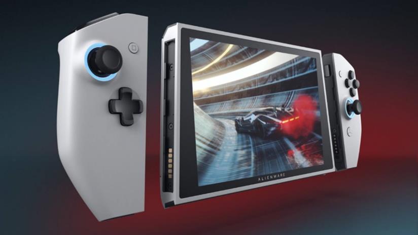 CES 2020, Alienware Concept UFO è un PC portatile in stile Nintendo Switch Il prototipo Alienware UFO visto al CES 2020
