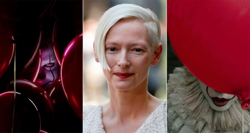 Tilda Swinton fu considerata per il ruolo di Pennywise in IT Tilda Swinton e Pennywise a confronto
