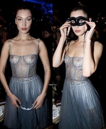 Bella Hadid Il look estremo di Bella Hadid all'afterparty Dior
