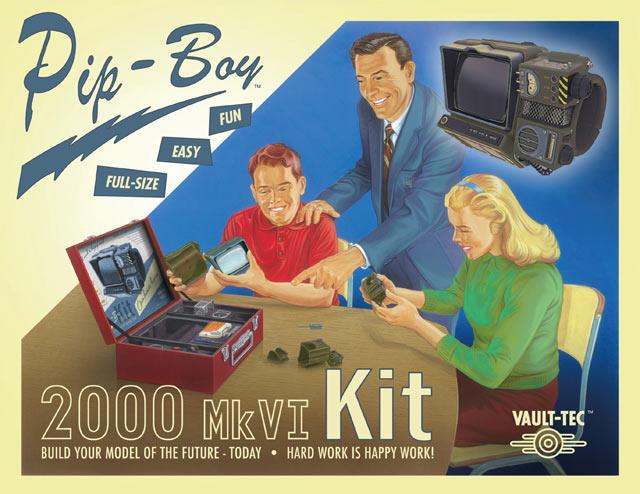 La pubblicità del Pip-Boy 2000 Pip-Boy 2000: facile, divertente e a grandezza naturale