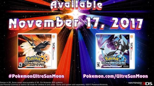 Pokémon Ultrasole e Ultraluna Pokémon Ultrasole e Ultraluna sono disponibili su Nintendo 3DS