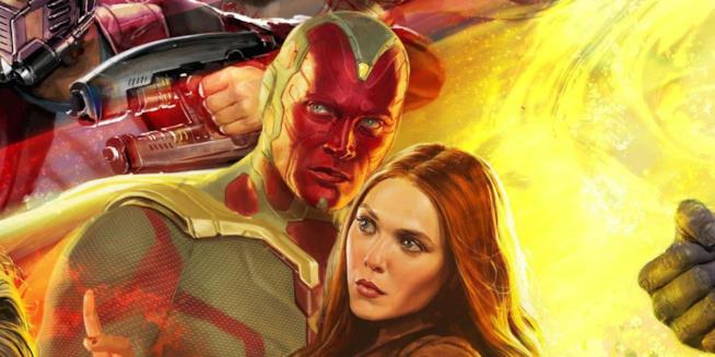 Scarlet Witch e Visione, scelta la sceneggiatrice del pilot della serie Un primo piano di Visione e Scarlet Witch nel poster promozionale di Avengers: Infinity War