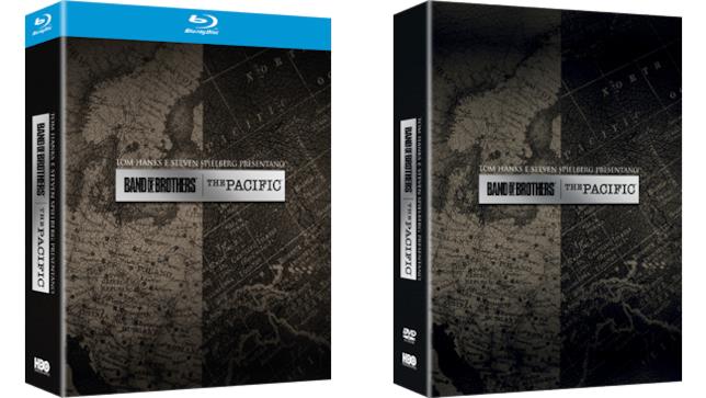 Band of Brothers + The Pacific Home Video Band of Brothers + The Pacific Home Video DVD e Blu-ray
