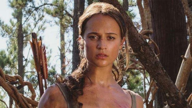 Tomb Raider: Alicia Vikander è Lara Croft Primo piano di Alicia Vikander nei panni di Lara Croft nel reboot di Tomb Raider