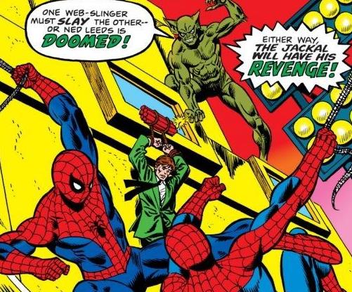 Spider-Man affronta il suo clone creato dallo Sciacallo Cover di Amazing Spider-Man #149