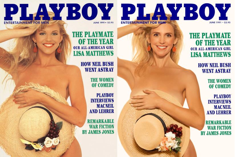 Le conigliette di Playboy dopo trent'anni Lisa Matthews posa per Playboy prima e dopo