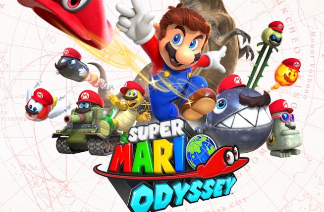 Super Mario Odyssey, il nuovo trailer dall'E3 2017 Il logo ufficiale di Super Mario Odyssey per Nintendo Switch
