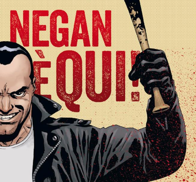 Negan è qui cover Cipertina del volume Negan è qui
