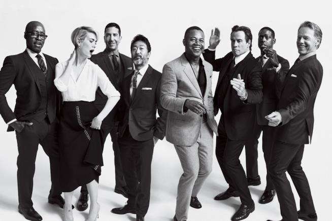 Cosa pensa il cast di American Crime Story sulla faccenda O.J. Simpson? Il cast di American Crime Story in una divertente foto in bianco e nero
