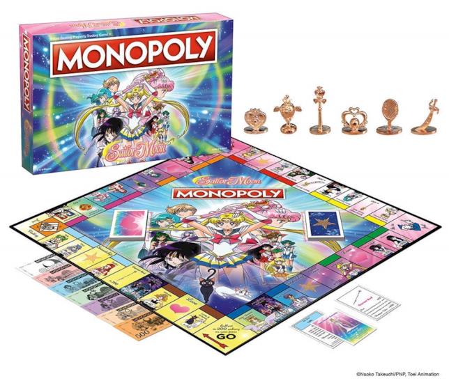 Il Monopoly in versione Sailor Il gioco da tavolo ispirato all'anime Sailor Moon